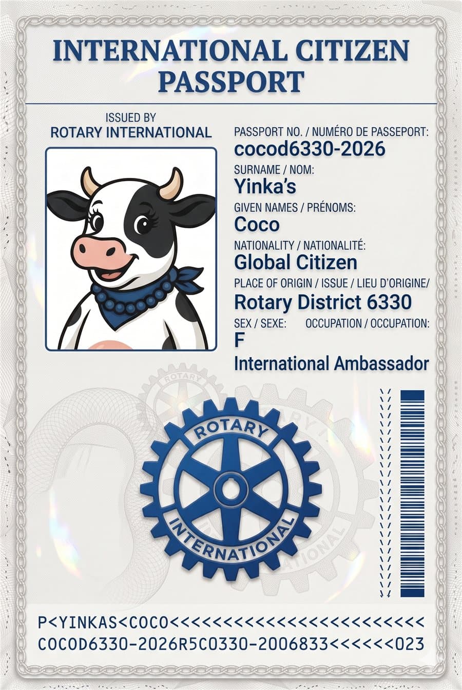 Coco's Passport — Photo Page